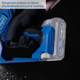 Scheppach SCHEPPACH C-PS100-X Sierra de Jardín Inalámbrica con Set S, Batería 20V IXES 2 Ah y Cargador