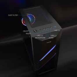 TOOQ CAJA SEMITORRE GAMING BIOHAZARD NEGRA TOOQ CAJA SEMITORRE GAMING BIOHAZARD NEGRA