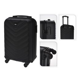 Maleta de cabina con ruedas negra 28l Maleta de cabina con ruedas negra 28l
