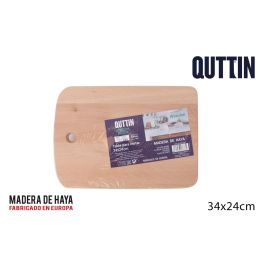 Tabla de cortar Quttin 34x24x1.7 cm con agujero (8 Unidades) Precio: 41.59000021. SKU: B17L8HXMMC