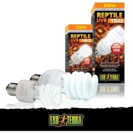 Bombilla fluorescente compacta UVB para terrario - EXO TERRA - Reptile UVB 150 - Clima desértico 26W Bombilla fluorescente compacta UVB para terrario - EXO TERRA - Reptile UVB 150 - Clima desértico 26W