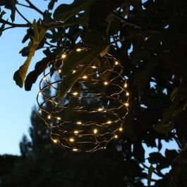 Lámpara colgante solar - LUMISKY - ORION - H37 cm - Micro espiral - LED blanco cálido Lámpara colgante solar - LUMISKY - ORION - H37 cm - Micro espiral - LED blanco cálido