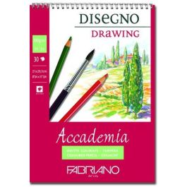 Bloc De Dibujo Fabriano Accademia Con Espiral Liso Blanco A4 200G 30H Precio: 7.7900004. SKU: B18CVD6VYP