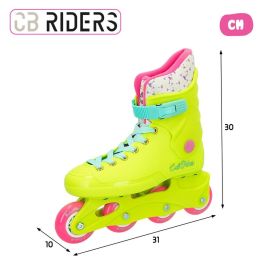 Patines en Línea Colorbaby Amarillo 36-37 (4 Unidades)