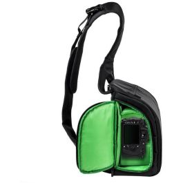 RIVACASE 7470 Riva Kameraumhängetasche con 8 Compartimentos, Color Verde Mantis/Negro