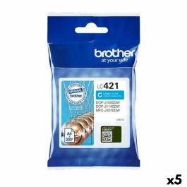 Cartucho de Tinta Original Brother LC421 Cian (5 Unidades) Precio: 46.88999986. SKU: B1DHC27WRT