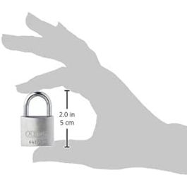 Abus ABU4003318561863 Candado 64TI/30 Titalium, Cuerpo de aluminio, Llave paracéntrica, Riesgo de robo medio