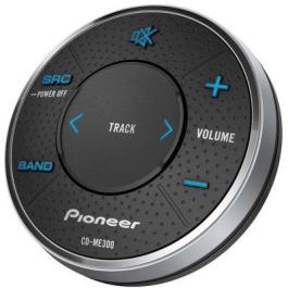 Pioneer CD-ME300 Control Remoto Marino Alámbrico para Audio con Botones Retroiluminados y Resistencia al Agua IPX7 Negro/Plata