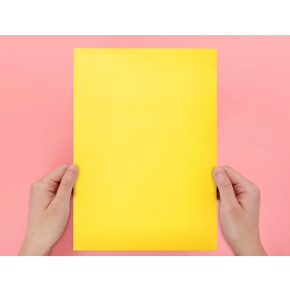 Liderpapel Subcarpeta Din A4 Amarillo Intenso 180g/m2