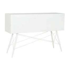 Recibidor DKD Home Decor Blanco 120 x 35 x 80 cm Recibidor DKD Home Decor Blanco 120 x 35 x 80 cm