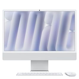 Apple iMac 24" Retina 4,5K / M4 10-Core CPU/ 16Gb/ 256Gb SSD/ 10-Core GPU/ Cristal Nanotexturizado/ Plata