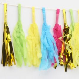 Party Time Guirnalda 21 Pompones de Papel para Fiestas