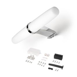 Emuca Foco LED para espejo de baño Gemini (AC 230V 50Hz), sin necesidad de convertidor, L233mm, Luz blanca natural 4.000K, Plástico y Aluminio, Cromado Emuca Foco LED para espejo de baño Gemini (AC 230V 50Hz), sin necesidad de convertidor, L233mm, Luz blanca natural 4.000K, Plástico y Aluminio, Cromado Precio: 32.95000005. SKU: B1JBRNV34F