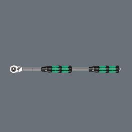 Wera 8006 SC 1 Zyklop Hybrid - Juego de Llaves de Tubo con Mango de Carraca 1/2", Resistente a la Corrosión, Negro/Cromo/Verde