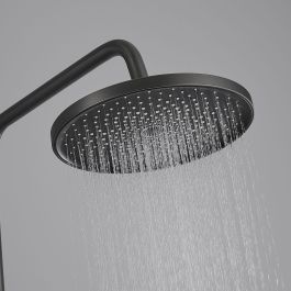 Columna de Ducha Fontastock Gris Acero Inoxidable ABS H 1/2" Grifo Monomando