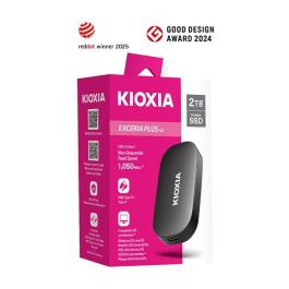 KIOXIA EXCERIA PLUS G2 SSD Portable 2TB USB 3.2 Gen2 Type C 1050MB/s Negro