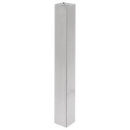 HERRAJES ALK Columna 80x80 para Base Plana Cuadrada Acabado Efecto Inox Altura H1070 Modelo CIMA Precio: 50.88999971. SKU: B1J9QA2KYR