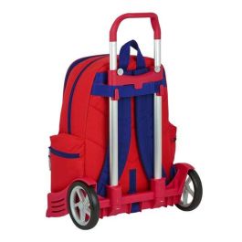 Mochila Escolar con Ruedas Evolution Atlético Madrid Neptuno Mochila Escolar con Ruedas Evolution Atlético Madrid Neptuno