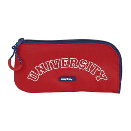 Estuche Escolar Safta University Rojo Azul marino (23 x 11 x 1 cm) Precio: 4.68999993. SKU: S4306883
