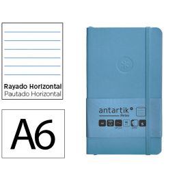 Cuaderno Con Gomilla Antartik Notes Tapa Blanda A6 Rayas Azul Claro 100 Hojas 80 gr Fsc Precio: 4.49999968. SKU: B19X5Q2MGH