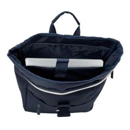 Safta Mochila Solapa Real Madrid 2ª Equipación 25/26 para Portátil 15.6'' (28x42x13cm)