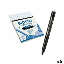 Set de Rotuladores Giotto Turbo Maxi Negro (5 Unidades) Set de Rotuladores Giotto Turbo Maxi Negro (5 Unidades)