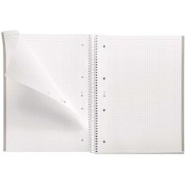 Miquelrius Cuaderno espiral Emotions A4, tapa forrada, 80 hojas 90g/m², cuadro 5 mm, microperforado