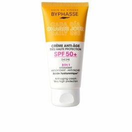 Byphasse Crema Facial Antiedad y Antiarrugas SPF50+, Hidratante con Ácido Hialurónico y Vitamina E, Mujer 50 ml Precio: 6.50000021. SKU: B14KJWZP2H