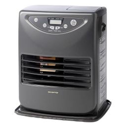 Estufa de queroseno INVERTER 3018 PLUS LINE - 3000W - Termostato - Encendido piezoeléctrico - Acero negro