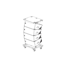 JBLPRO SRX910LA Transportador Vertical Para 4 Unidades