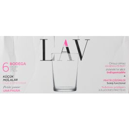 Lav Set 6 Vasos Sidra 520 cc Bodega (8 Cajas)