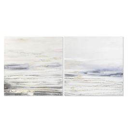 Cuadro Moderno DKD Home Decor Azul Gris 3.7 x 90 x 90 cm (2 Unidades) Cuadro Moderno DKD Home Decor Azul Gris 3.7 x 90 x 90 cm (2 Unidades)