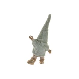 DKD Home Decor Figura Decorativa de Navidad Gnomo Alpina Poliéster Verde Blanco para Hogar 55 cm Alto x 26 cm Ancho x 12 cm Largo