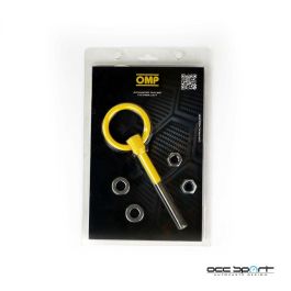 Omp Gancho De Remolque OMPEB0-0571 De Acero Inoxidable Interno Diametro: 50 mm Pintado Amarillo FIA