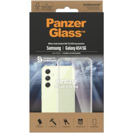 PanzerGlass HardCase para Samsung Galaxy A54 5G Transparente, Funda Antigolpes y Antiarañazos, con Protección Antibacteriana