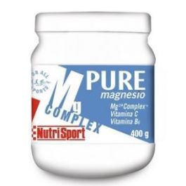 NUTRISPORT Pure Magnesio Citrato y Gluconato con Vitaminas B6 y C en Polvo 400g para Energía y Absorción Precio: 19.8899998. SKU: B18WPPME5G