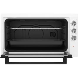 Mini horno - BEKO - BC50W - 50 L - Convección natural - 4 funciones - 2 ventanas - Puerta de cristal desmontable - Blanco Mini horno - BEKO - BC50W - 50 L - Convección natural - 4 funciones - 2 ventanas - Puerta de cristal desmontable - Blanco