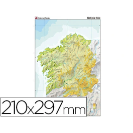 Teide Mapa Mudo Color Din A4 Galicia Físico 210 x 297 mm 100 g/m² Precio: 24.49999968. SKU: B1JSL5SEJD