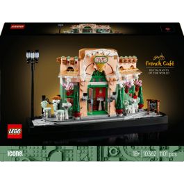 LEGO Icons 10362 Cafetería francesa, Set de Construcción para Adultos, Decoración Estantería Parisina