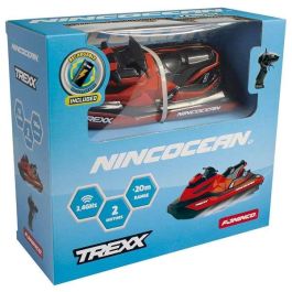 Moto de agua radio control trexx con 2 motores, emisora 2,4ghz y batería de 3,7v 24,5x22x9 cm Moto de agua radio control trexx con 2 motores, emisora 2,4ghz y batería de 3,7v 24,5x22x9 cm