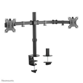 Neomounts FPMA-D550DBLACK Soporte de Escritorio Dual Full Motion para 2 Monitores 10-32" Ajustable Altura hasta 8kg Negro