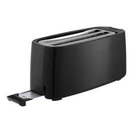 Edm Tostadora Black Design Doble Ranura Larga 1400W, Función Calentar/Descongelar, Superficie Tacto Frío, Negro Edm Tostadora Black Design Doble Ranura Larga 1400W, Función Calentar/Descongelar, Superficie Tacto Frío, Negro