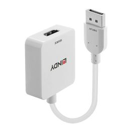 Adaptador HDMI a DisplayPort LINDY 38303 Blanco