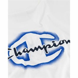 Camiseta de Manga Corta Hombre Champion Blanco L
