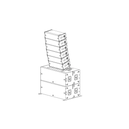 JBLPRO Placa Base 50.8cm Ancho x 35.6cm Alto x 86.4cm Largo
