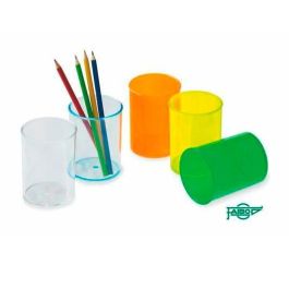 Faibo Cubilete Portalápices Plástico Transparente Negro Precio: 0.95000004. SKU: B18FT2ZL7M