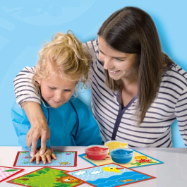 Ses Creative Mi primera obra de arte Kit de pintura de manos y pies para niños