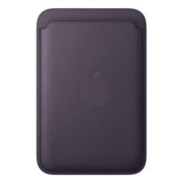 Apple MGH84ZMA Cartera de tejido fino con MagSafe para iPhone, Morado medianoche