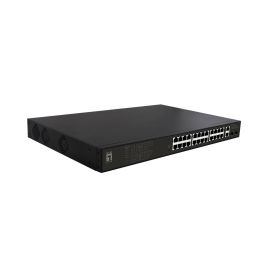 Level One GEP-2821 Switch Gestionado 24x GE con 24x PoE+, 2xGE, 2xGSFP, 390W, Montaje en Rack 19" Precio: 443.59000026. SKU: B1HLF3XNWA