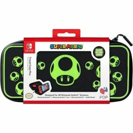 PDP Estuche de transporte PDP 1 UP Glow In The Dark para Nintendo Switch, color negro PDP0708056070076